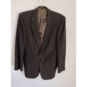 CHRISTIAN DIOR HoundstoothWool Suit Jacket Size Large